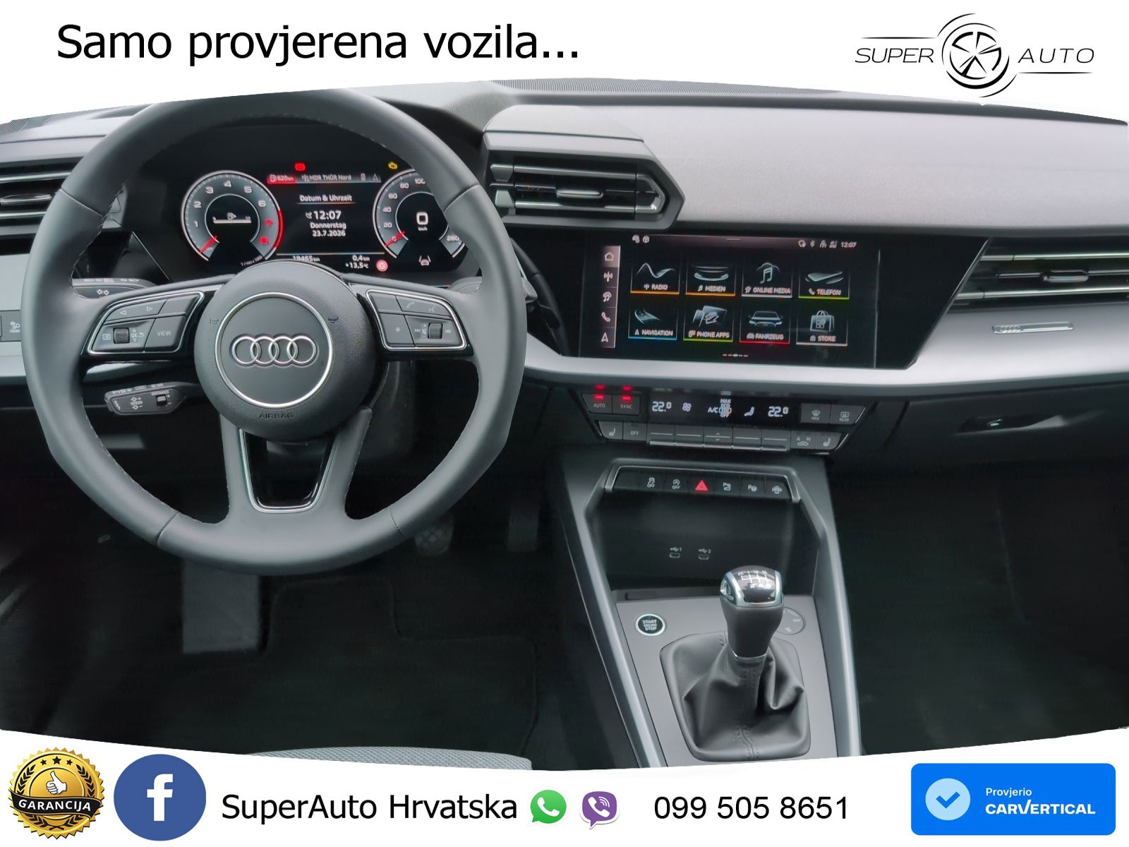 Audi A3 Sportback 30 TFSI (116 KS) LED+GR SJED+ACC