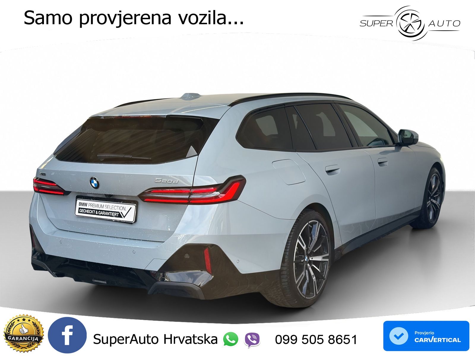 BMW 520d Touring (197 KS) xDrive Steptronic M Sport LED+GR SJED+ACC