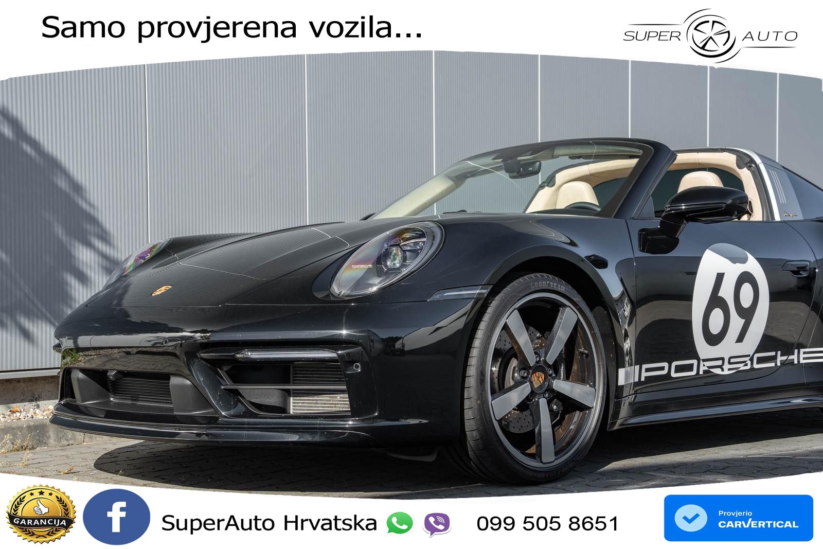Porsche 911 Targa 4S 3.0 (450 KS) PDK LED+GR SJED+ACC
