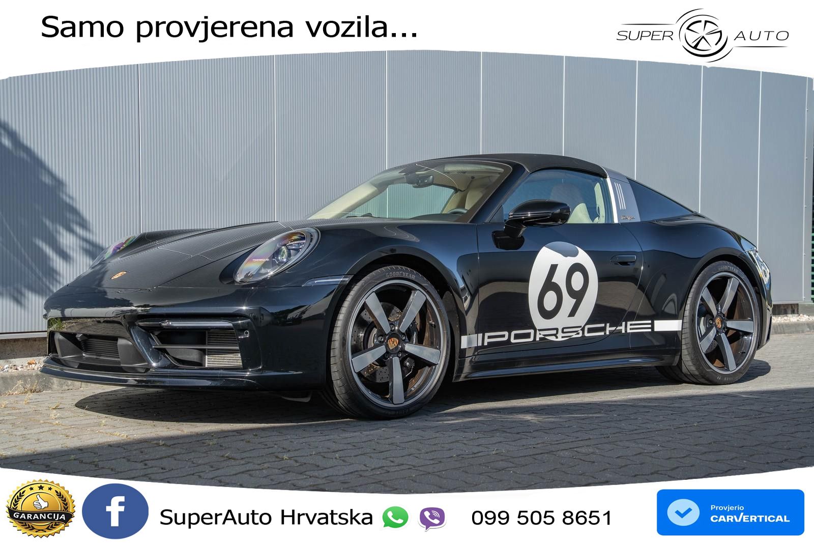 Porsche 911 Targa 4S 3.0 (450 KS) PDK LED+GR SJED+ACC