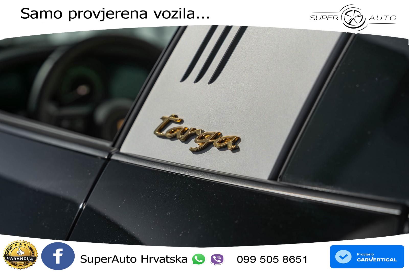 Porsche 911 Targa 4S 3.0 (450 KS) PDK LED+GR SJED+ACC