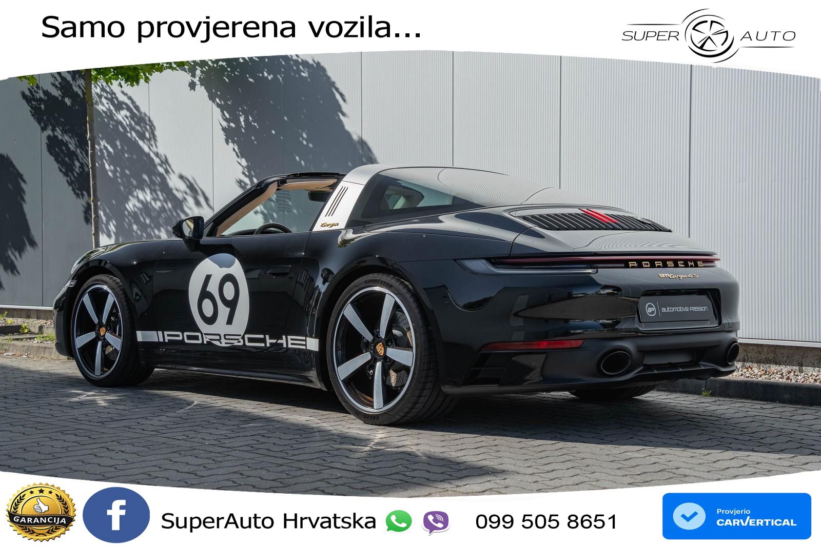 Porsche 911 Targa 4S 3.0 (450 KS) PDK LED+GR SJED+ACC