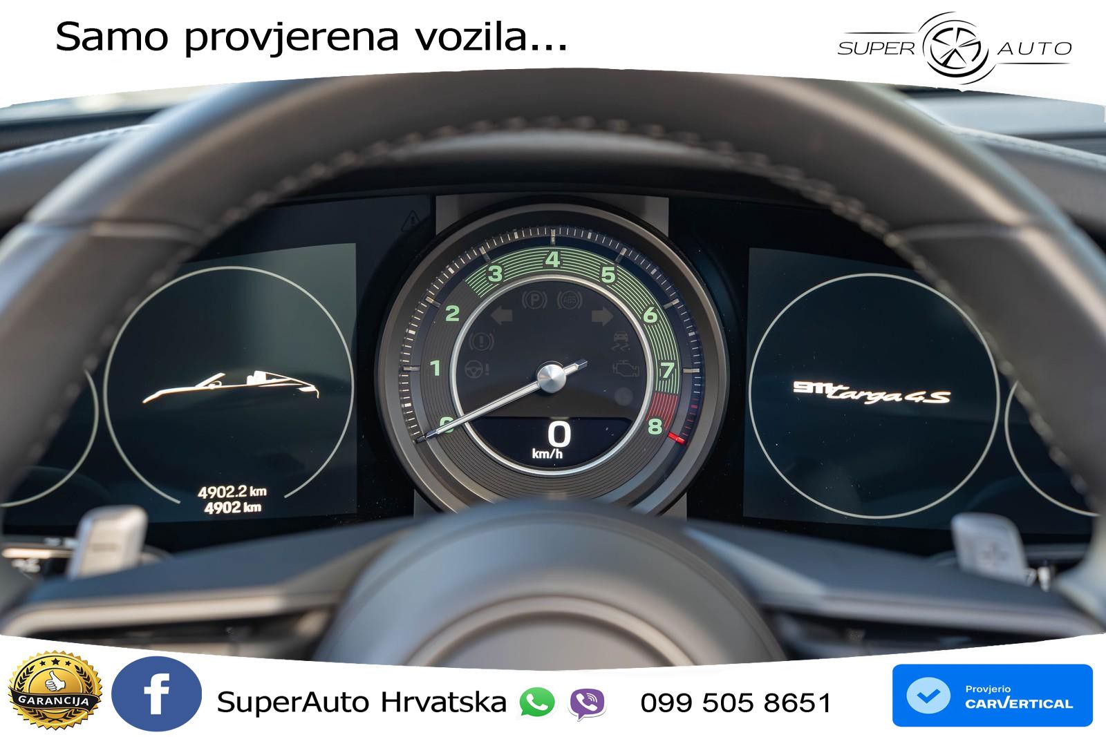 Porsche 911 Targa 4S 3.0 (450 KS) PDK LED+GR SJED+ACC