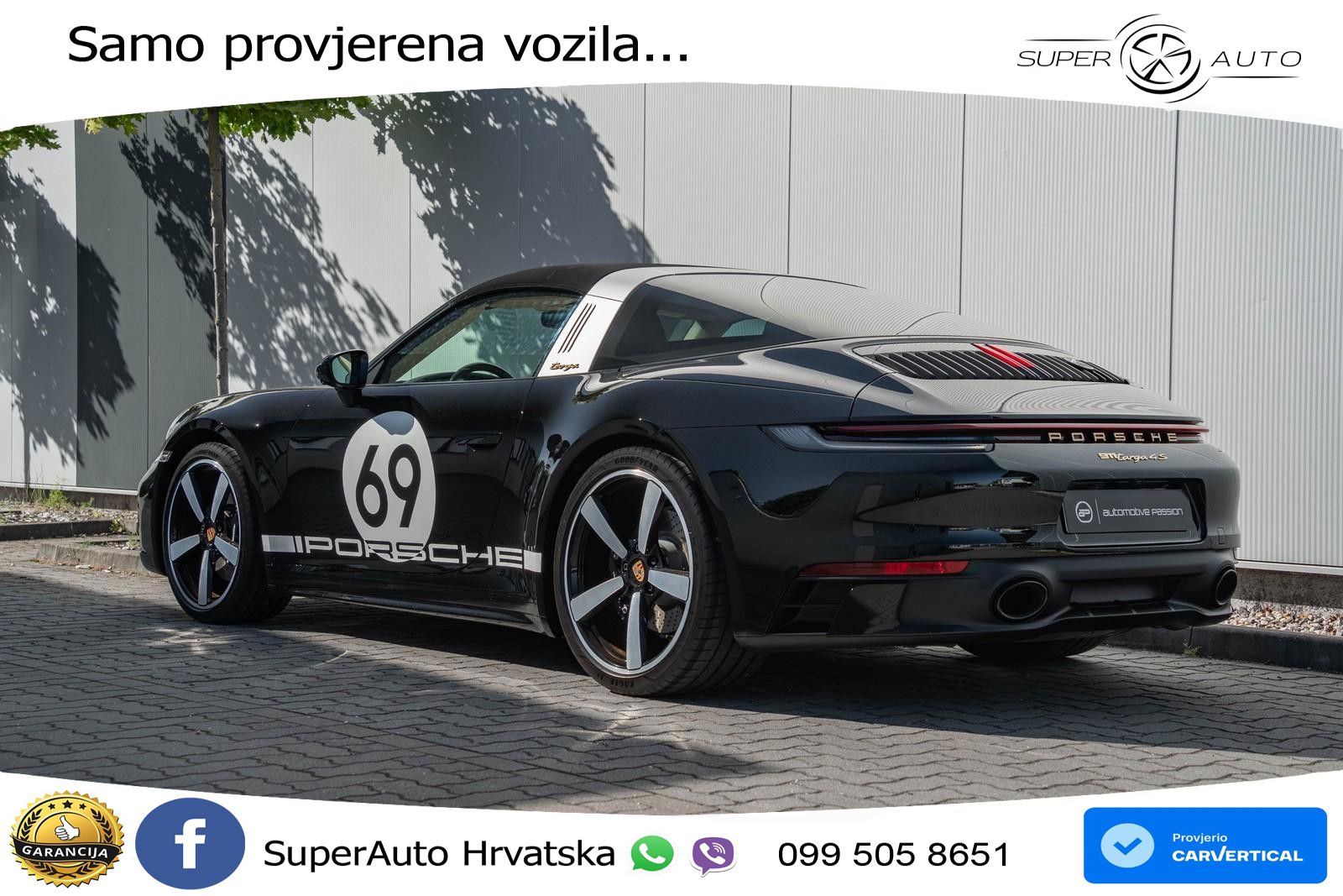 Porsche 911 Targa 4S 3.0 (450 KS) PDK LED+GR SJED+ACC