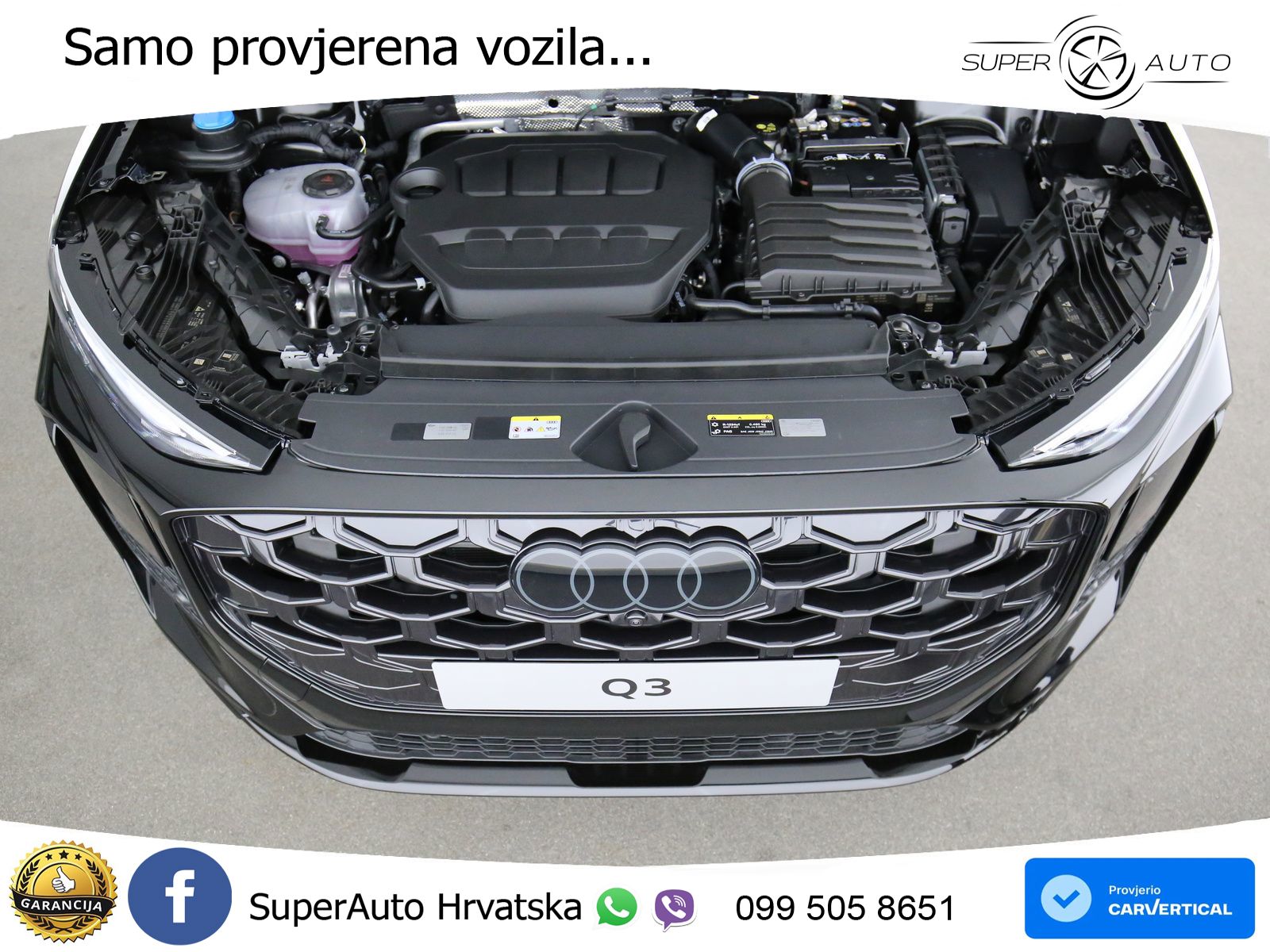 Audi Q3 2.0 TFSI (265 KS) quattro S tronic MATRIX+GR SJED+KAM