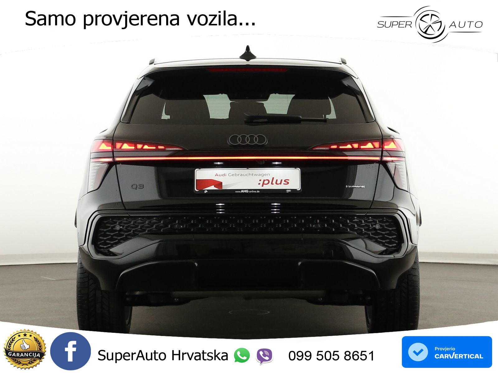 Audi Q3 2.0 TFSI (265 KS) quattro S tronic MATRIX+GR SJED+KAM