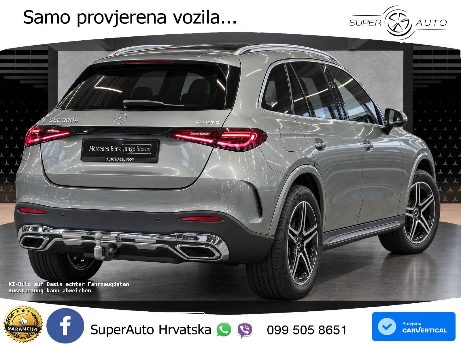 Mercedes GLC 300d (269 KS) 4MATIC 9G-TRONIC AMG ACC+GR SJED+360+PANO