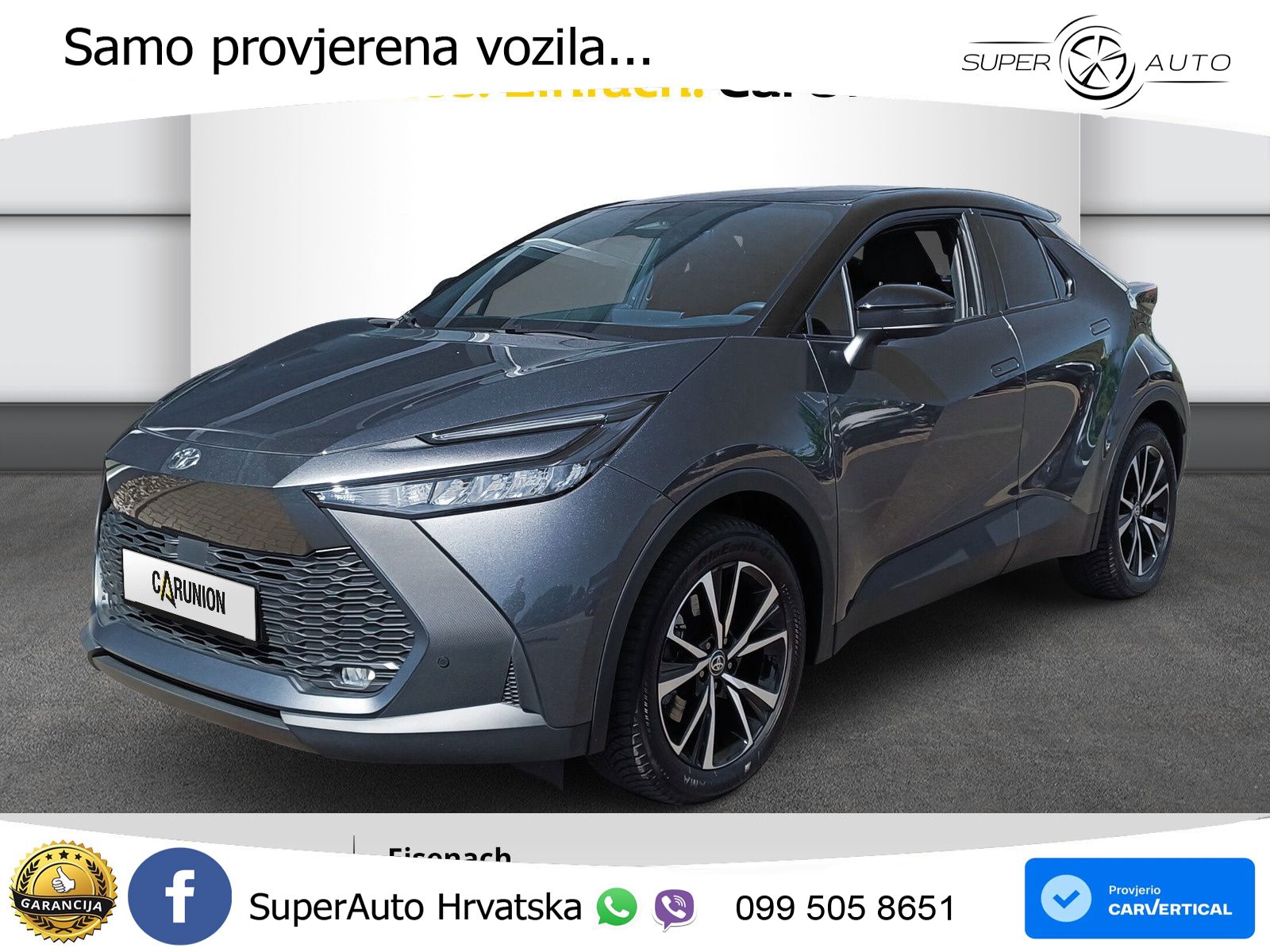 Toyota C-HR 2.0 (223 KS) PHEV e-CVT LED+GR SJED+ACC