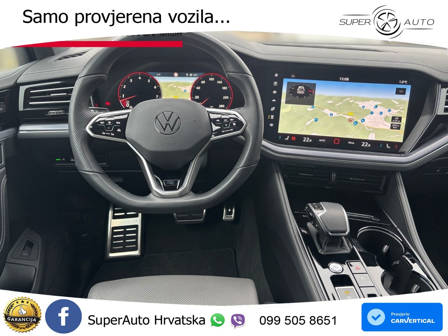 Volkswagen Touareg 3.0 V6 TSI (340 KS) 4MOTION Tiptronic ZRAČNI+ACC+4xGR SJED+KAM
