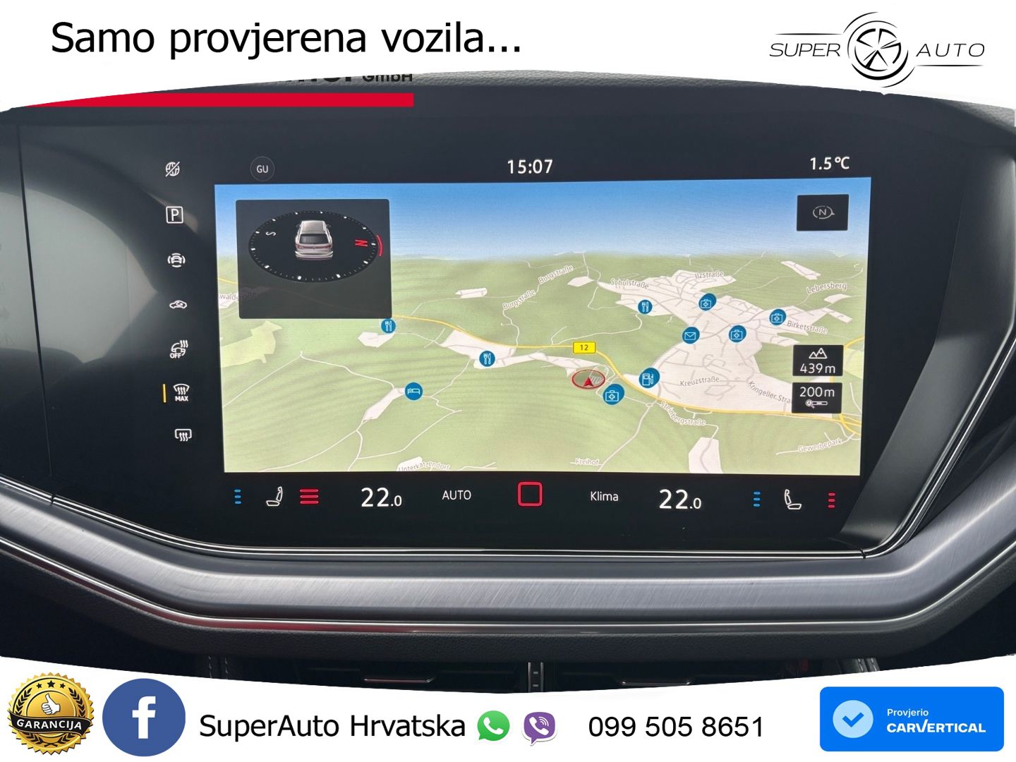Volkswagen Touareg 3.0 V6 TSI (340 KS) 4MOTION Tiptronic ZRAČNI+ACC+4xGR SJED+KAM