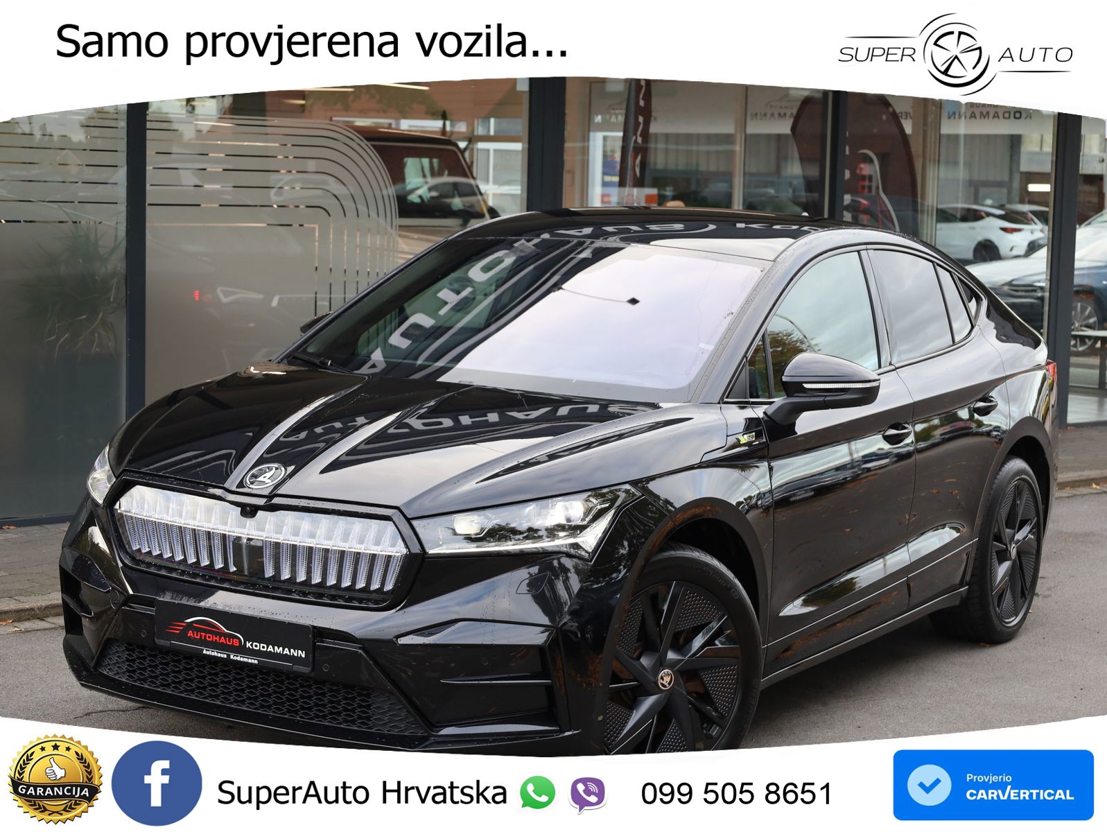 Škoda Enyaq iV RS 82 kWh (299 KS) AWD Lounge LED+GR SJED+ACC