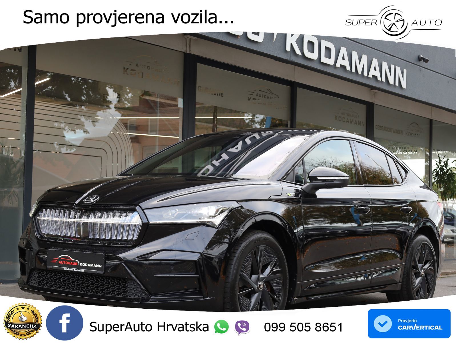 Škoda Enyaq iV RS 82 kWh (299 KS) AWD Lounge LED+GR SJED+ACC