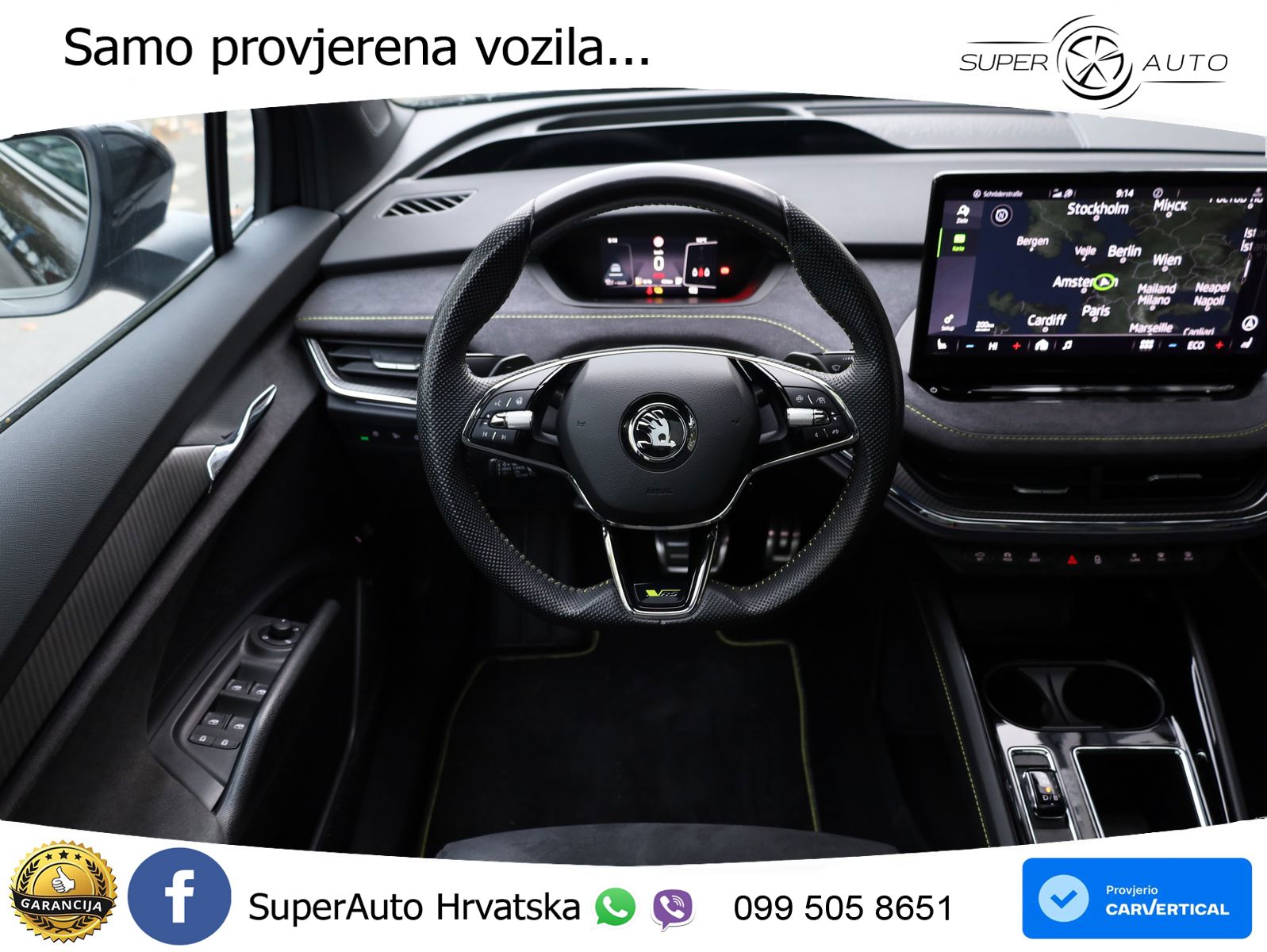 Škoda Enyaq iV RS 82 kWh (299 KS) AWD Lounge LED+GR SJED+ACC