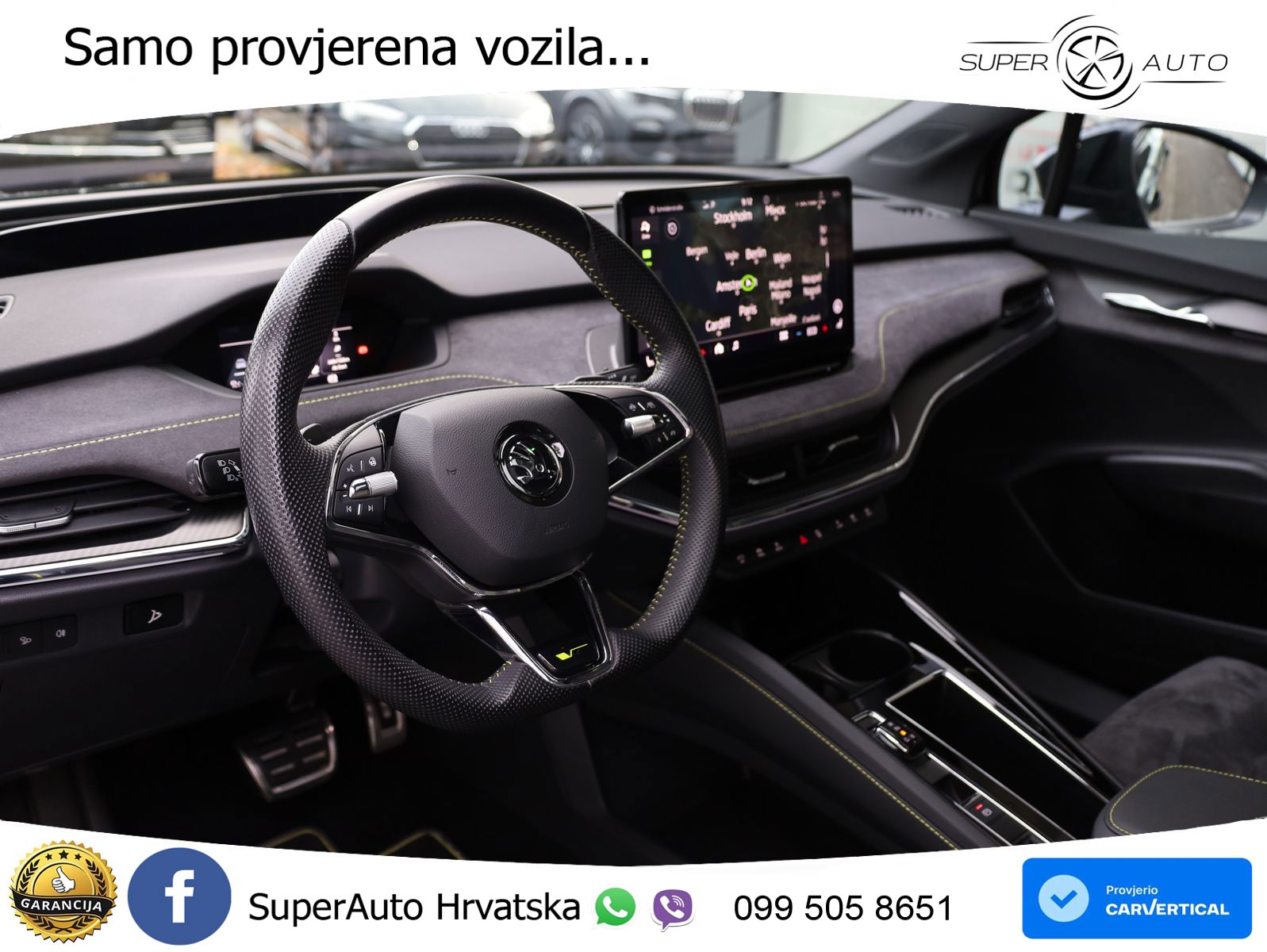 Škoda Enyaq iV RS 82 kWh (299 KS) AWD Lounge LED+GR SJED+ACC