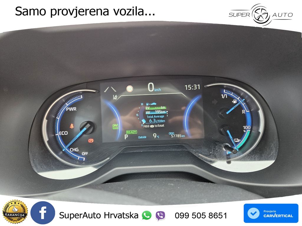 Toyota RAV4 2.5 D-4S (306 KS) Hybrid AWD-i e-CVT LED+GR SJED+ACC