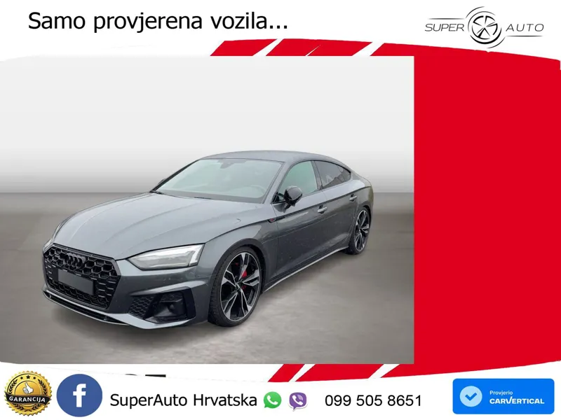 Audi A5 Sportback 45 TFSI (245 KS) quattro ultra S tronic S line LED+GR SJED+ACC