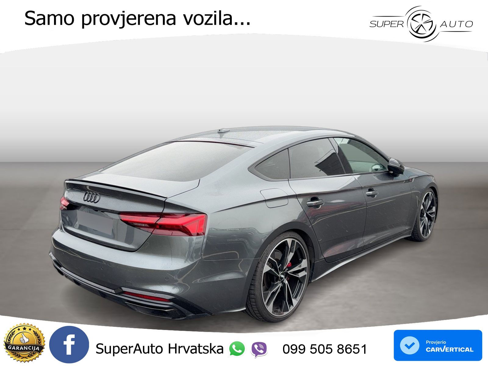 Audi A5 Sportback 45 TFSI (245 KS) quattro ultra S tronic S line LED+GR SJED+ACC
