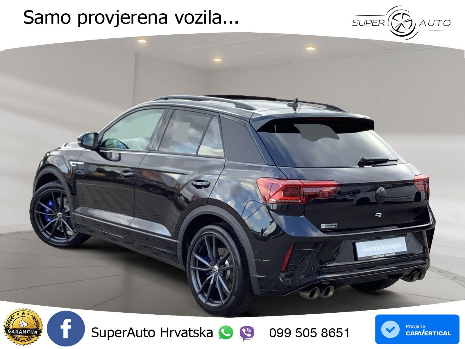 Volkswagen T-Roc I R 2.0 TSI (300 KS) OPF 4M DSG LED+GR SJED+ACC