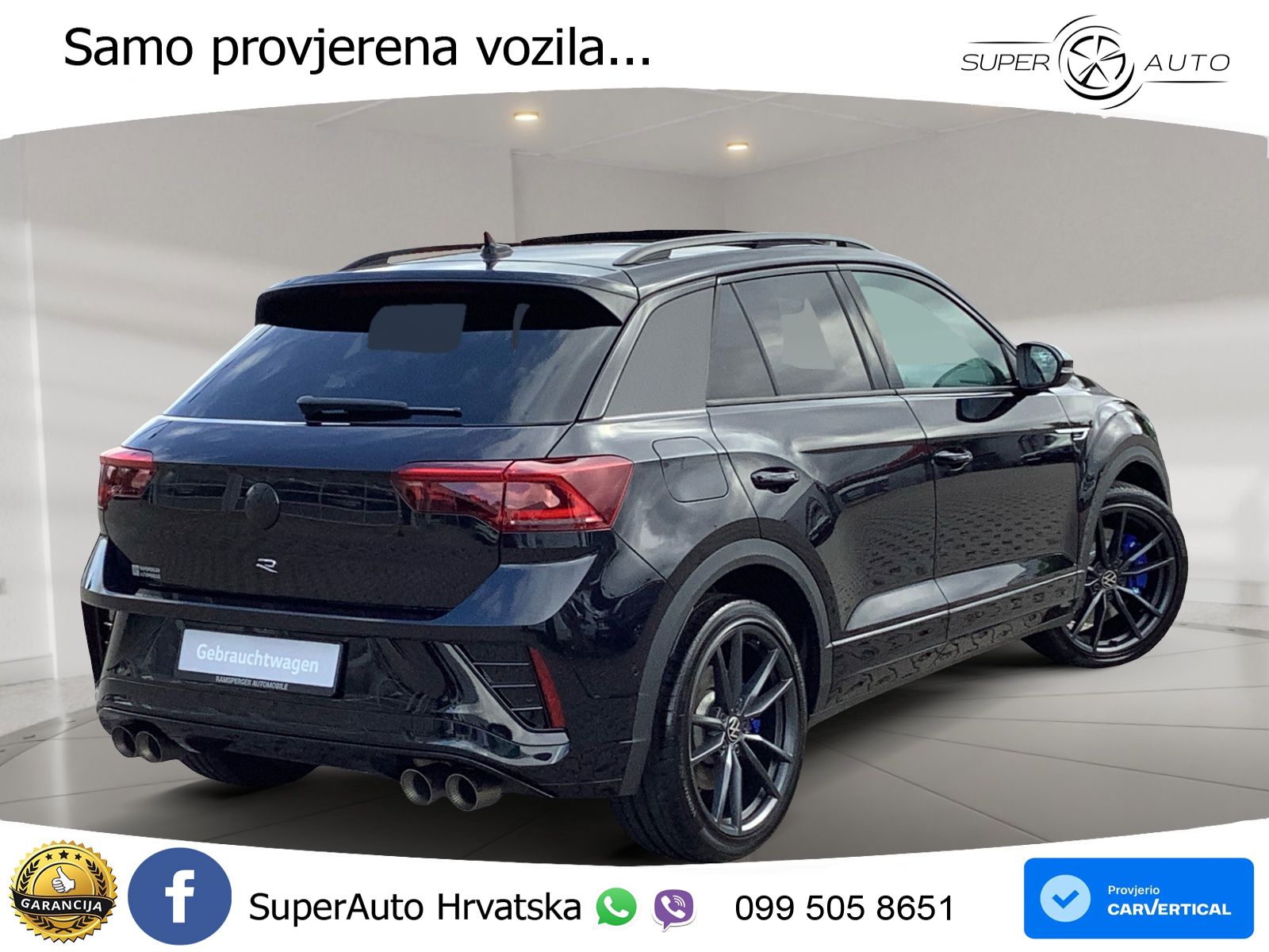 Volkswagen T-Roc I R 2.0 TSI (300 KS) OPF 4M DSG LED+GR SJED+ACC