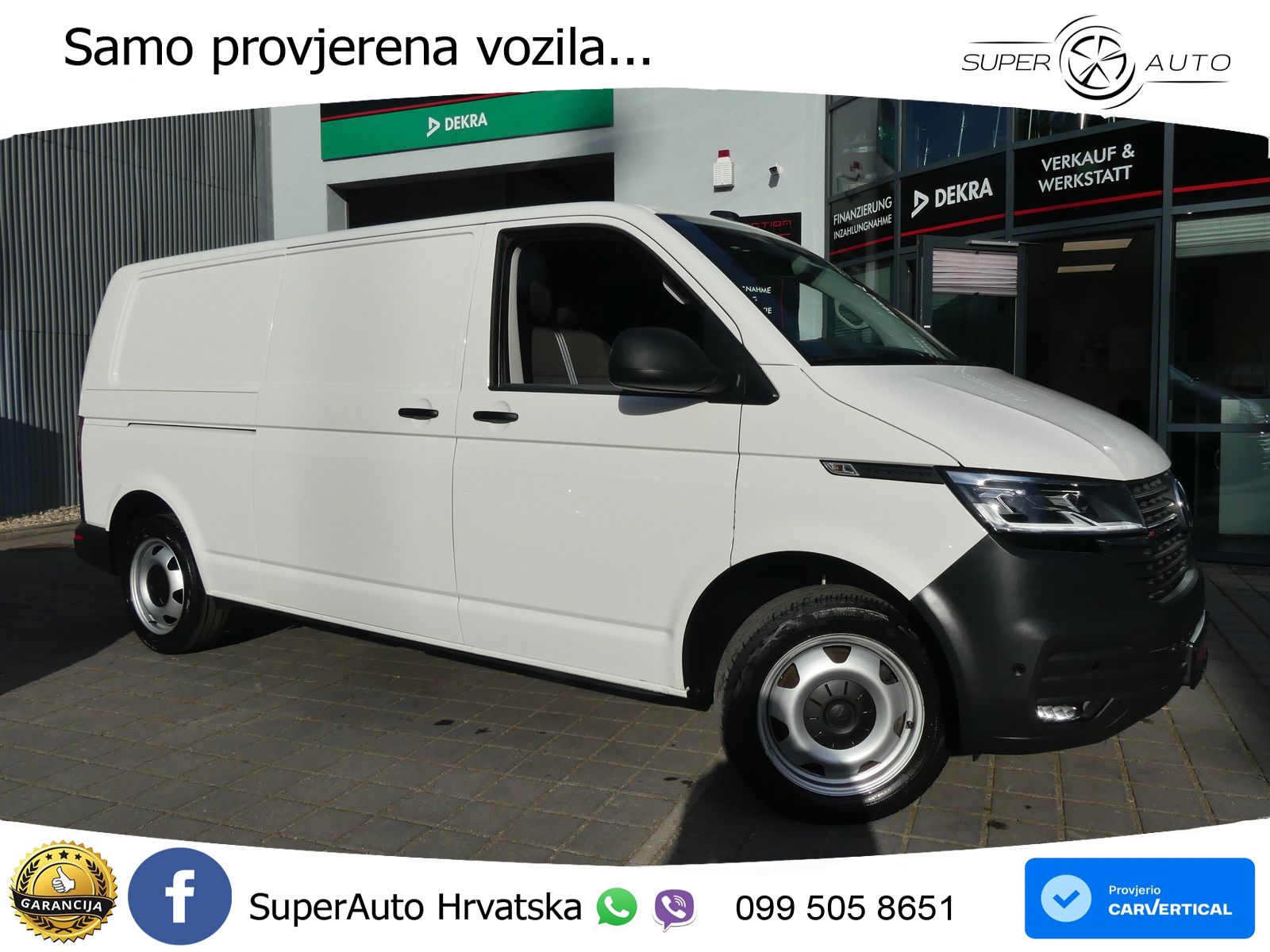 Volkswagen T6.1 Transporter Kasten 4MOT Lang 2xS-TÜR/LED/ST 204 KS