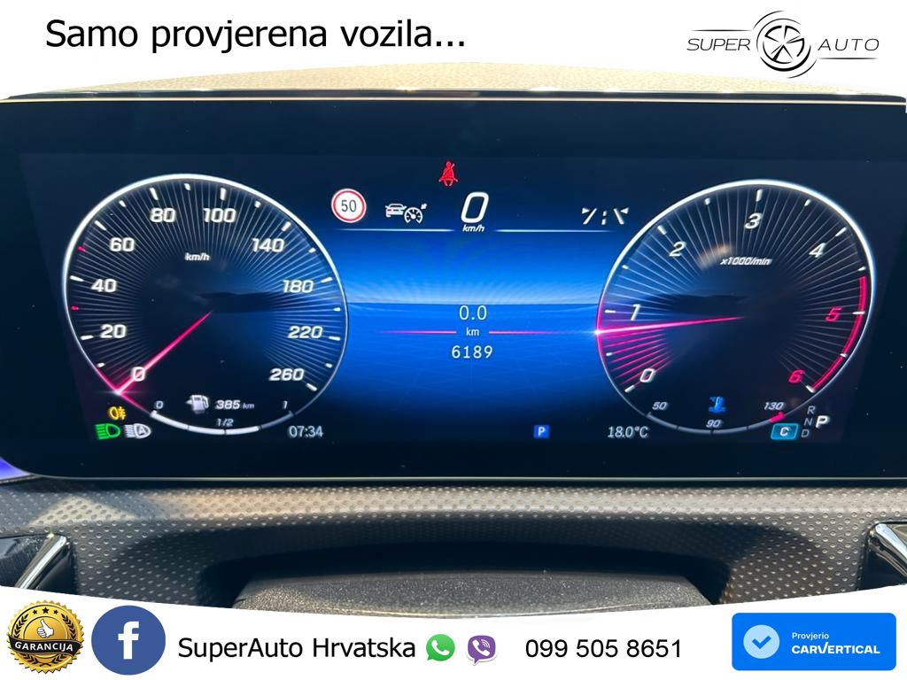 Mercedes-Benz A 200d 8G-DCT AMG LED+GR SJED+ACC