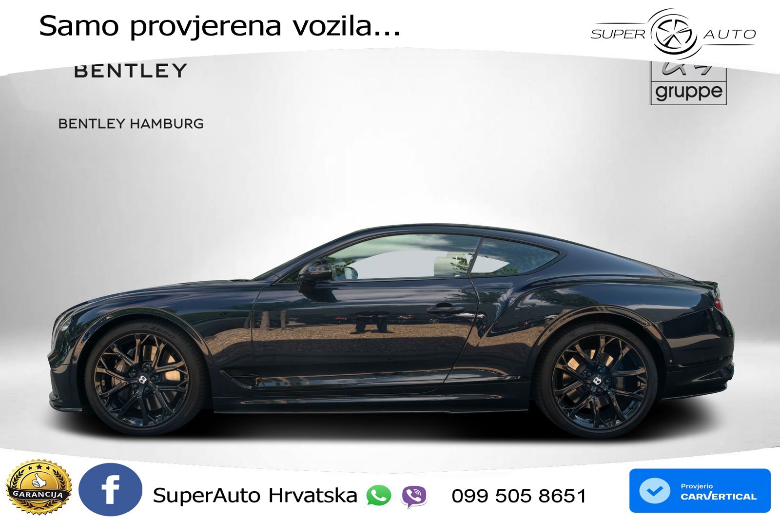 Bentley Continental GT III 4.0 V8 (550 KS) AWD Automatic LED+GR SJED+ACC