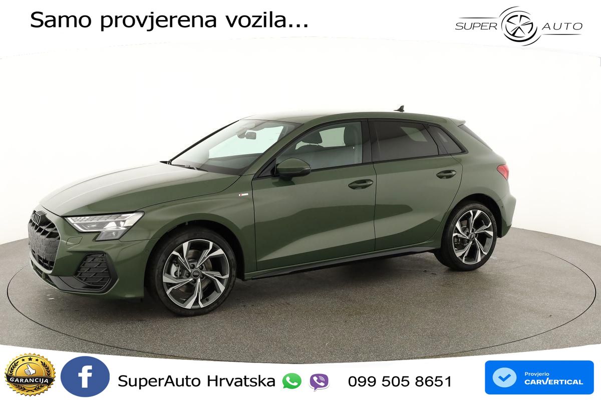 Audi A3 Sportback 40 TFSI (204 KS) quattro S tronic S line