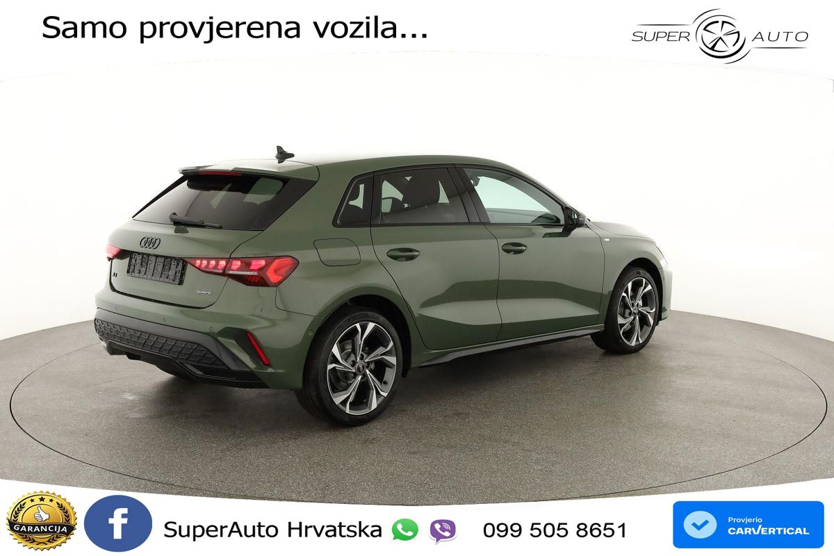 Audi A3 Sportback 40 TFSI (204 KS) quattro S tronic S line