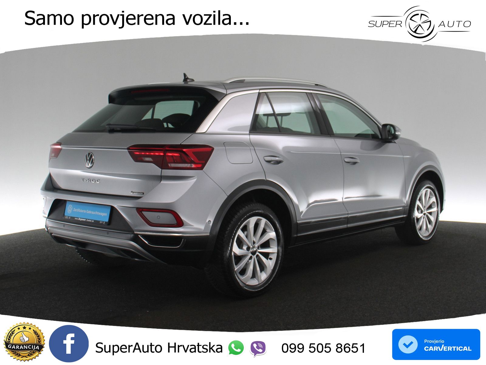 Volkswagen T-Roc I 2.0 TDI (150 KS) DSG LED+GR SJED+ACC