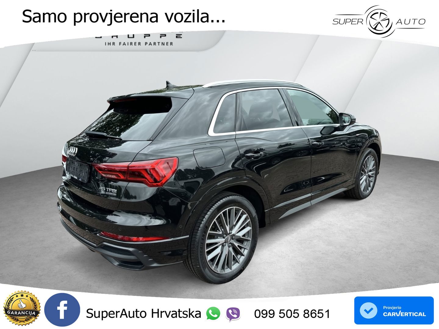 Audi Q3 45 TFSI (230 KS) quattro S tronic S line MATRIX+GR SJED+KAM