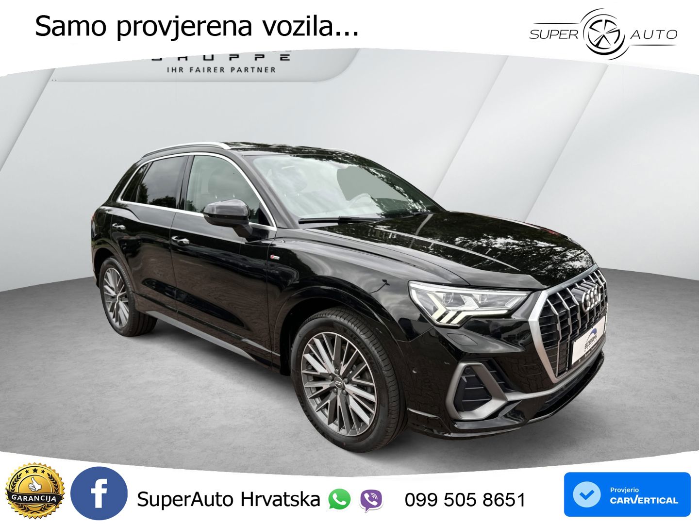 Audi Q3 45 TFSI (230 KS) quattro S tronic S line MATRIX+GR SJED+KAM