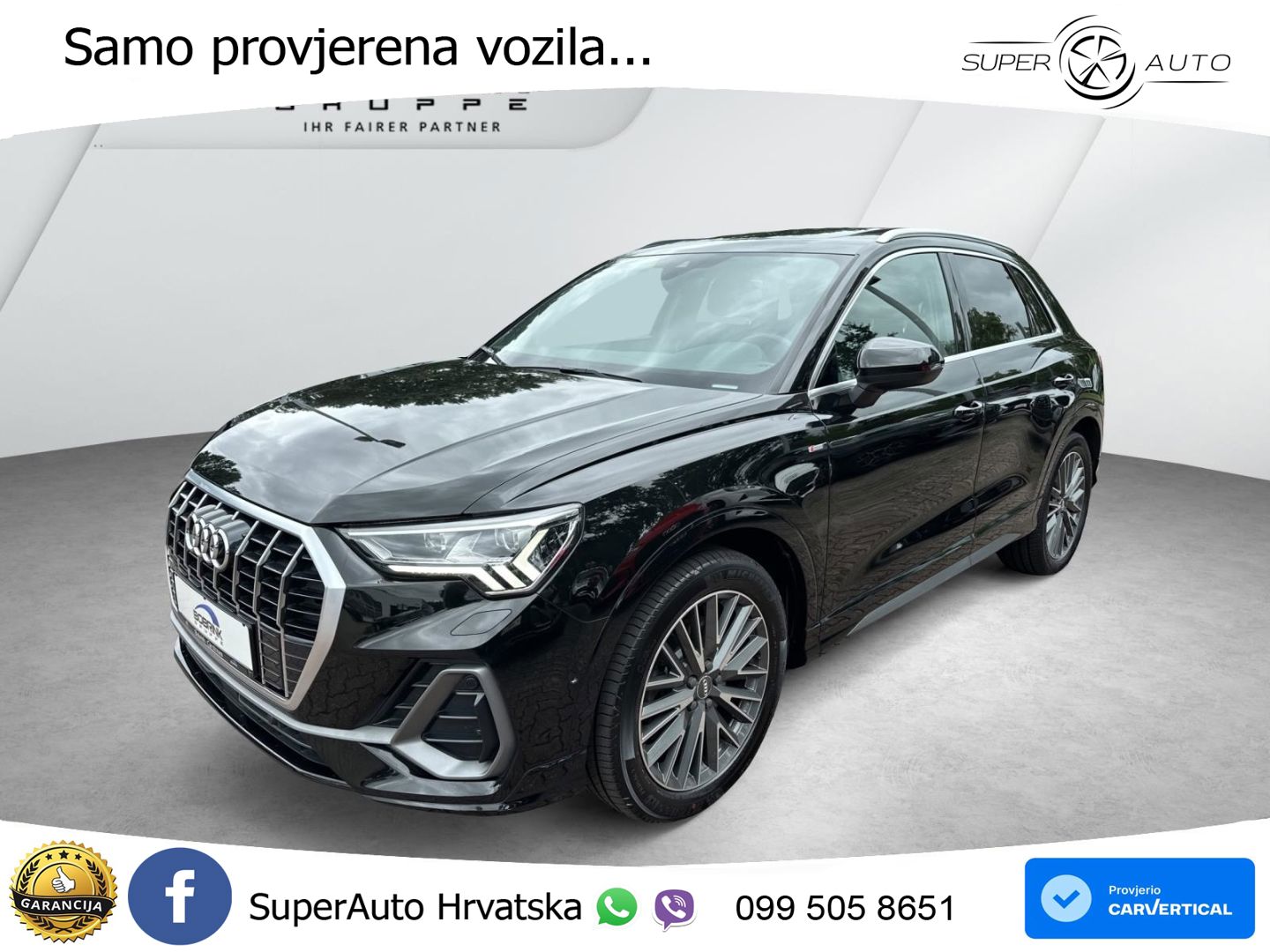 Audi Q3 45 TFSI (230 KS) quattro S tronic S line MATRIX+GR SJED+KAM
