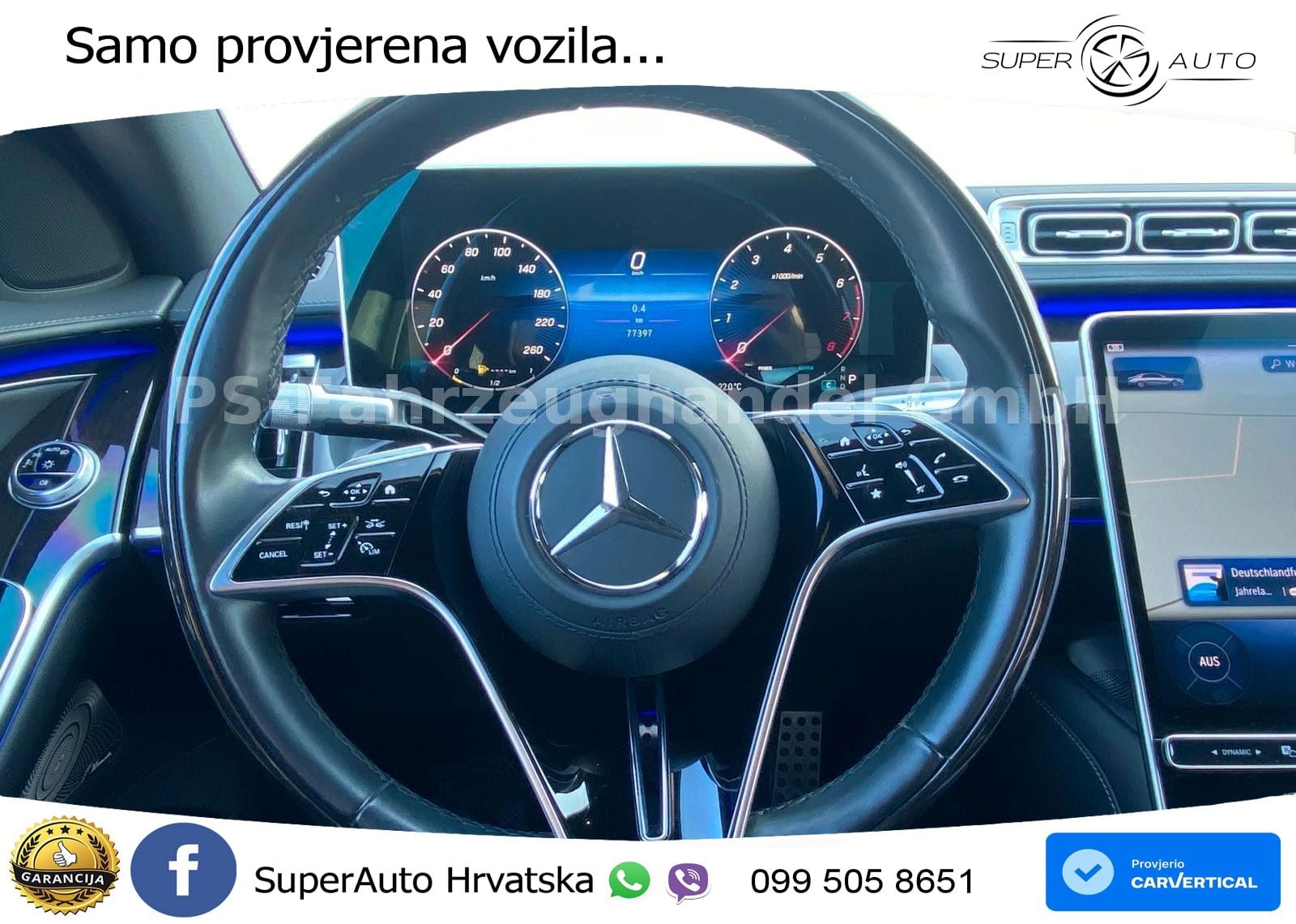 Mercedes S 580 V8 (503 KS) EQ Boost 4MATIC 9G-TRONIC ACC+HEAD+4xGR SJED+360+PANO