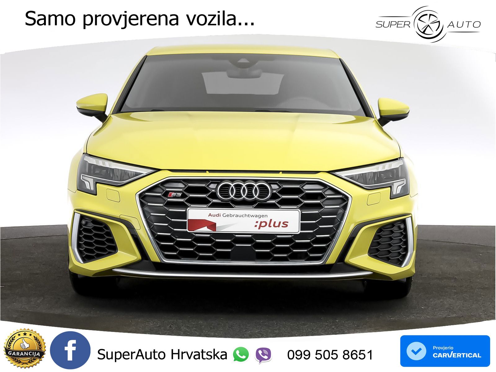 Audi S3 2.0 TFSI (310 KS) quattro S tronic LED+GR SJED+ACC