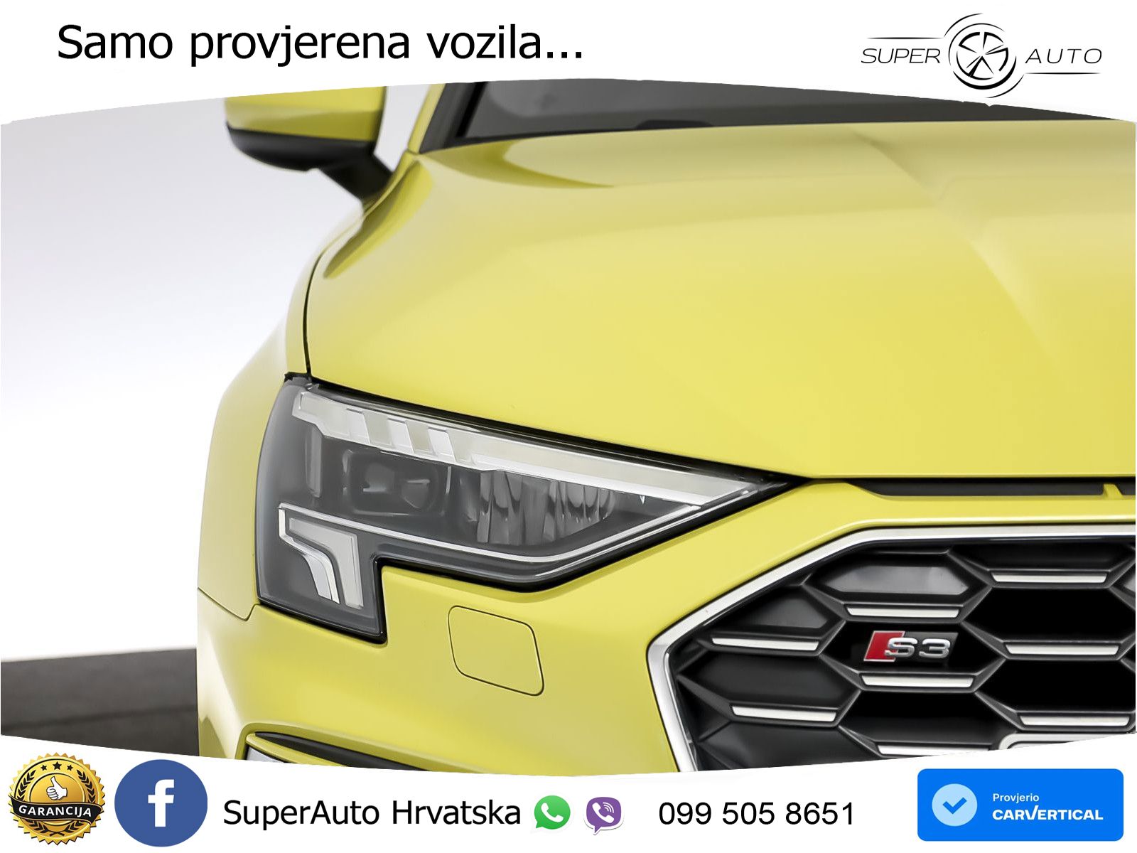 Audi S3 2.0 TFSI (310 KS) quattro S tronic LED+GR SJED+ACC