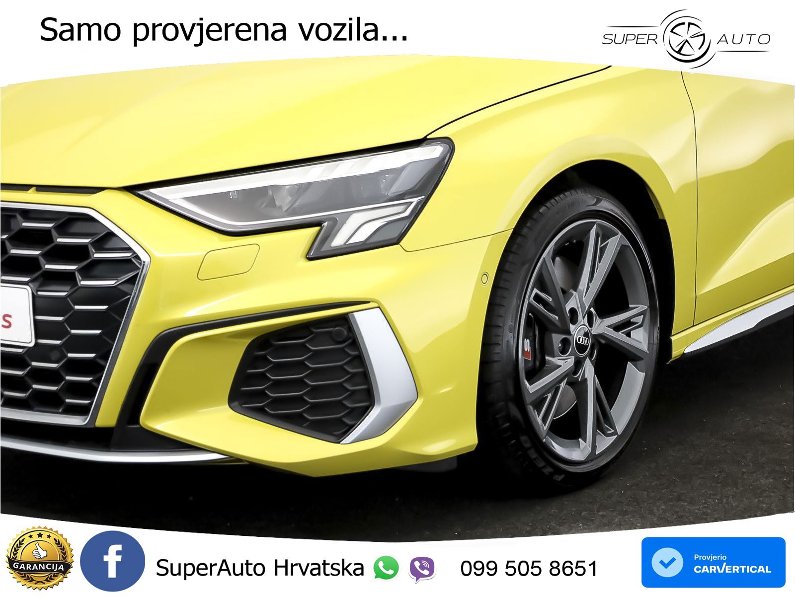 Audi S3 2.0 TFSI (310 KS) quattro S tronic LED+GR SJED+ACC
