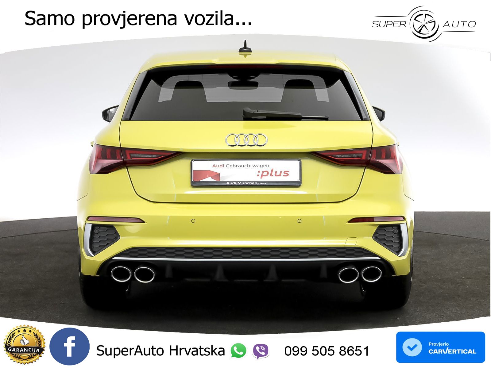 Audi S3 2.0 TFSI (310 KS) quattro S tronic LED+GR SJED+ACC