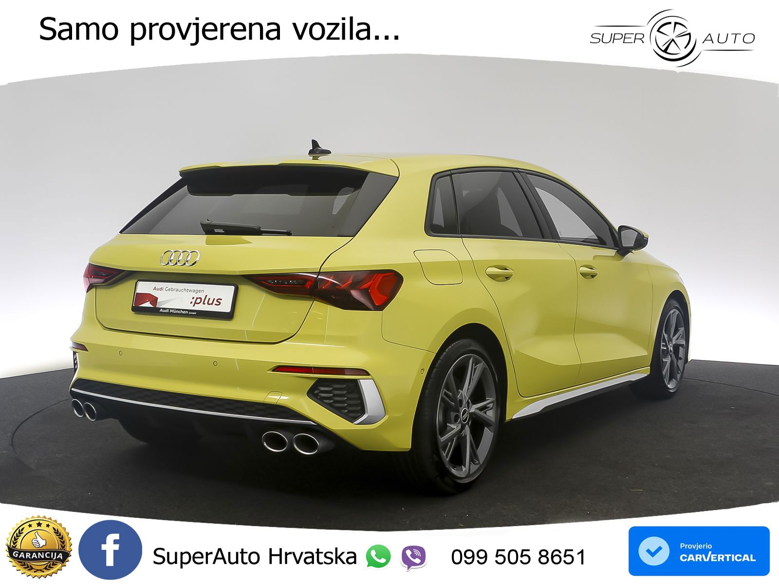 Audi S3 2.0 TFSI (310 KS) quattro S tronic LED+GR SJED+ACC