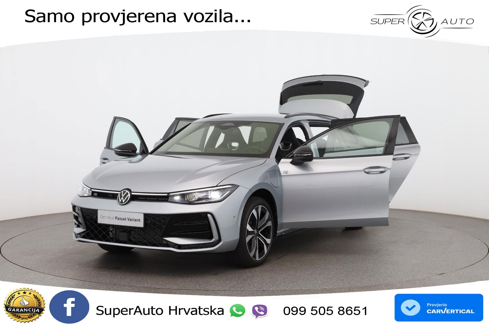 Volkswagen Passat Variant 1.5 TSI (204 KS) eHybrid DSG R-Line MATRIX+GR SJED+KAM