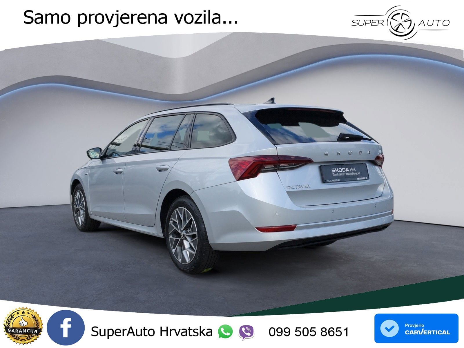 Škoda Octavia Combi 2.0 TDI (150 KS) DSG LED+GR SJED+ACC