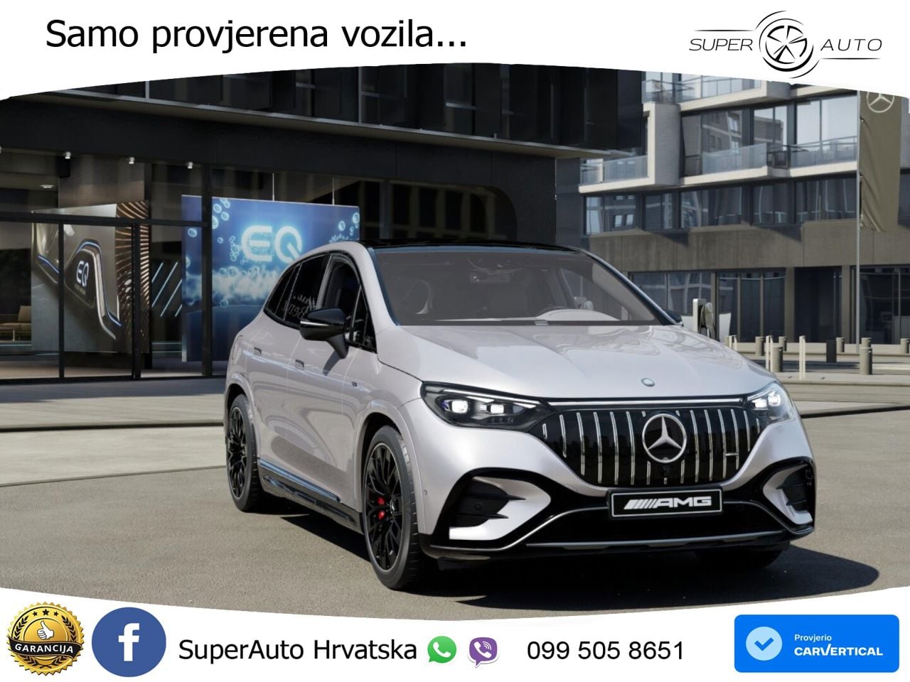 Mercedes EQE SUV AMG 43 100 kWh (476 KS) 4MATIC ACC+HEAD+4xGR SJED+360+PANO