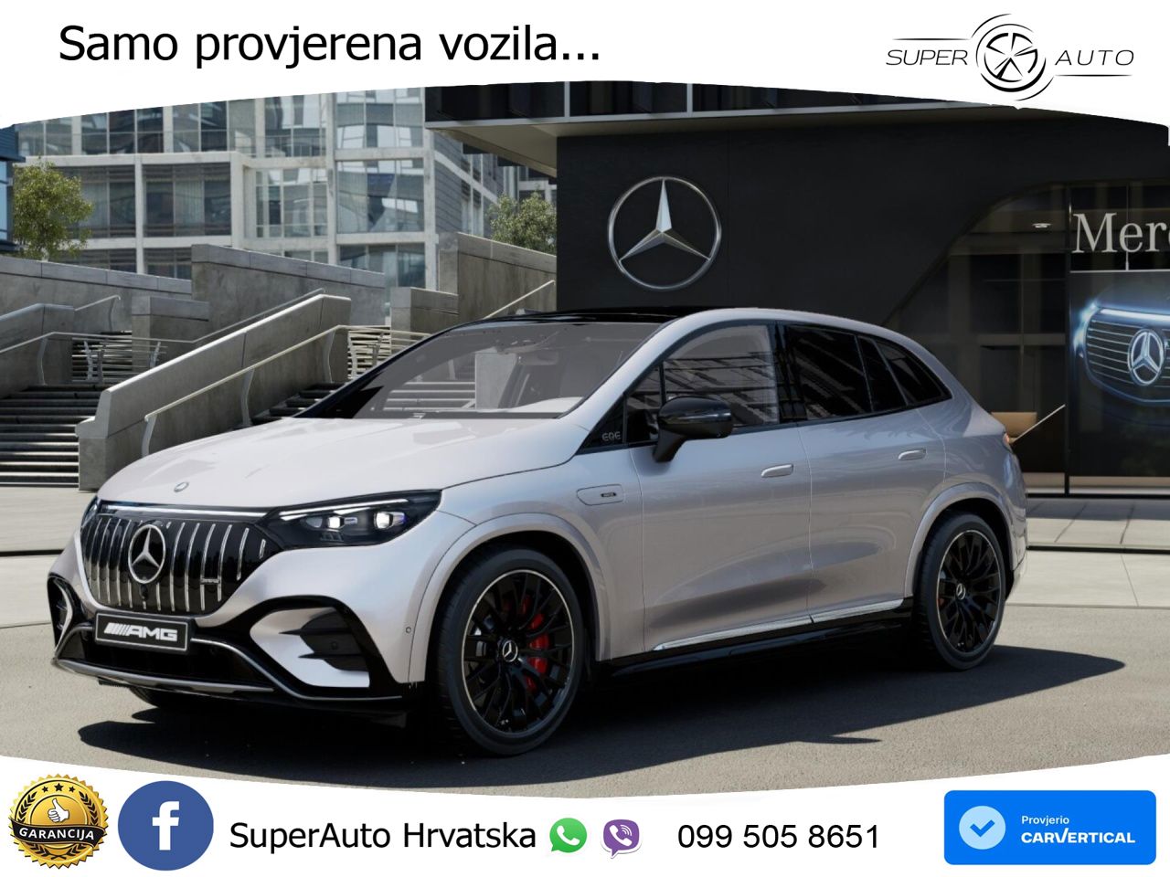 Mercedes EQE SUV AMG 43 100 kWh (476 KS) 4MATIC ACC+HEAD+4xGR SJED+360+PANO