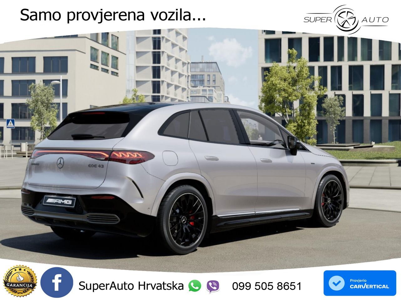Mercedes EQE SUV AMG 43 100 kWh (476 KS) 4MATIC ACC+HEAD+4xGR SJED+360+PANO
