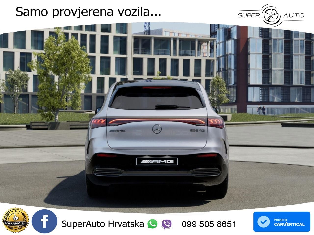 Mercedes EQE SUV AMG 43 100 kWh (476 KS) 4MATIC ACC+HEAD+4xGR SJED+360+PANO