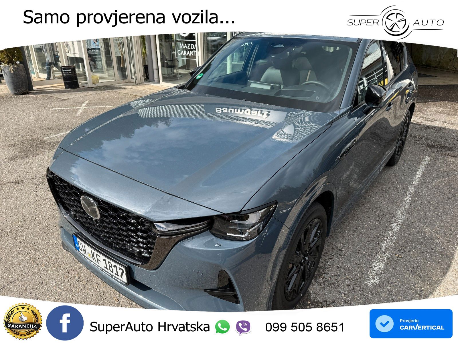 Mazda CX-60 3.3 e-Skyactiv D (254 KS) AWD Automatic LED+GR SJED+ACC