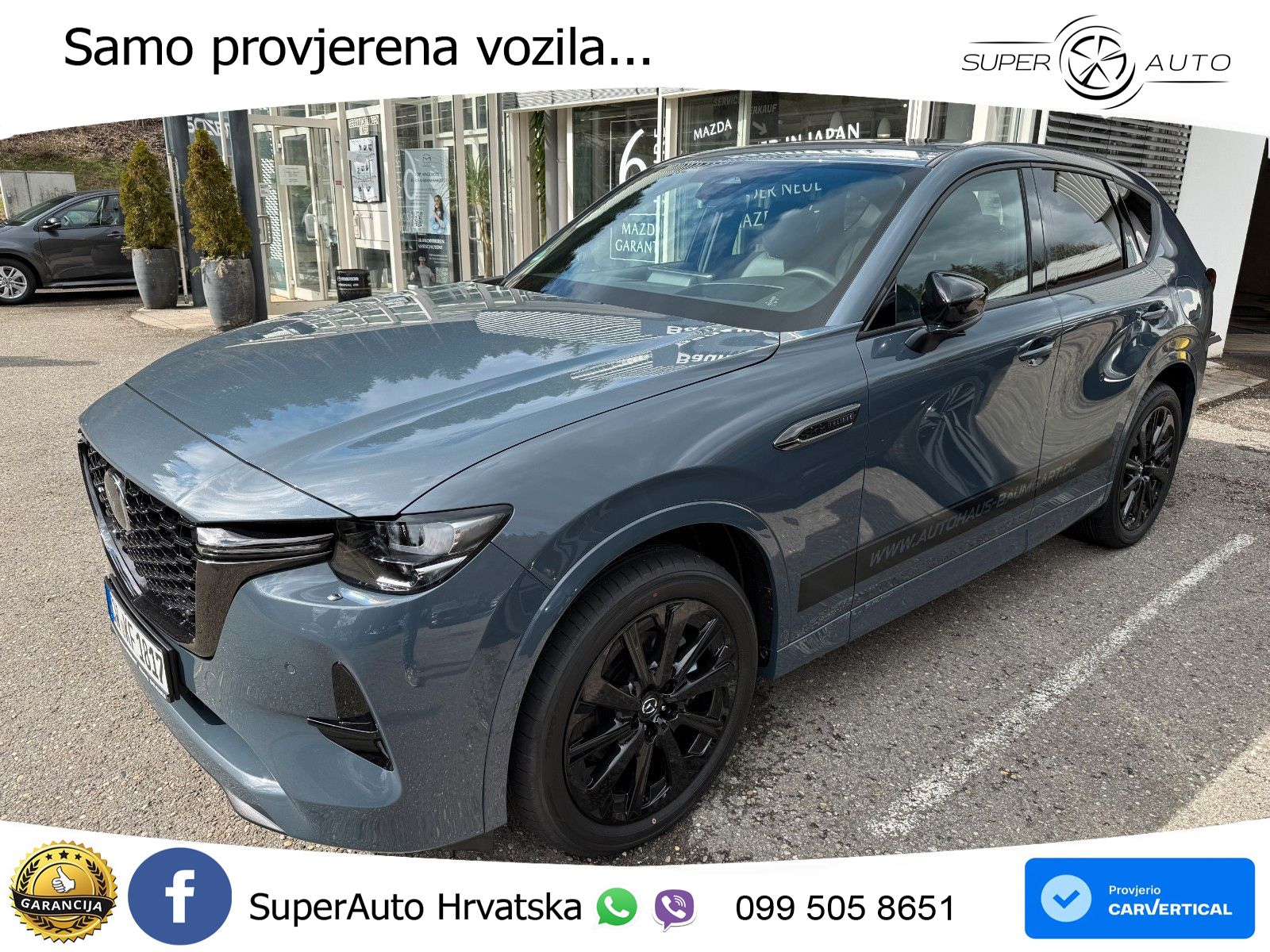 Mazda CX-60 3.3 e-Skyactiv D (254 KS) AWD Automatic LED+GR SJED+ACC
