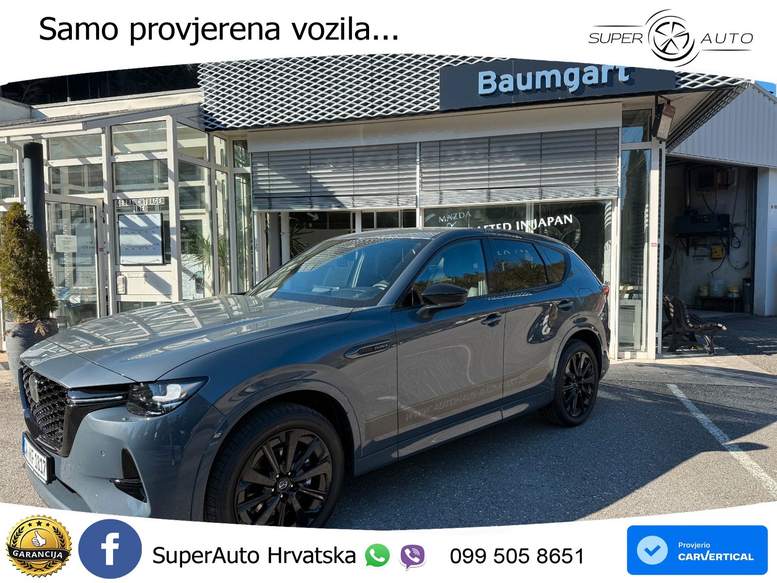 Mazda CX-60 3.3 e-Skyactiv D (254 KS) AWD Automatic LED+GR SJED+ACC