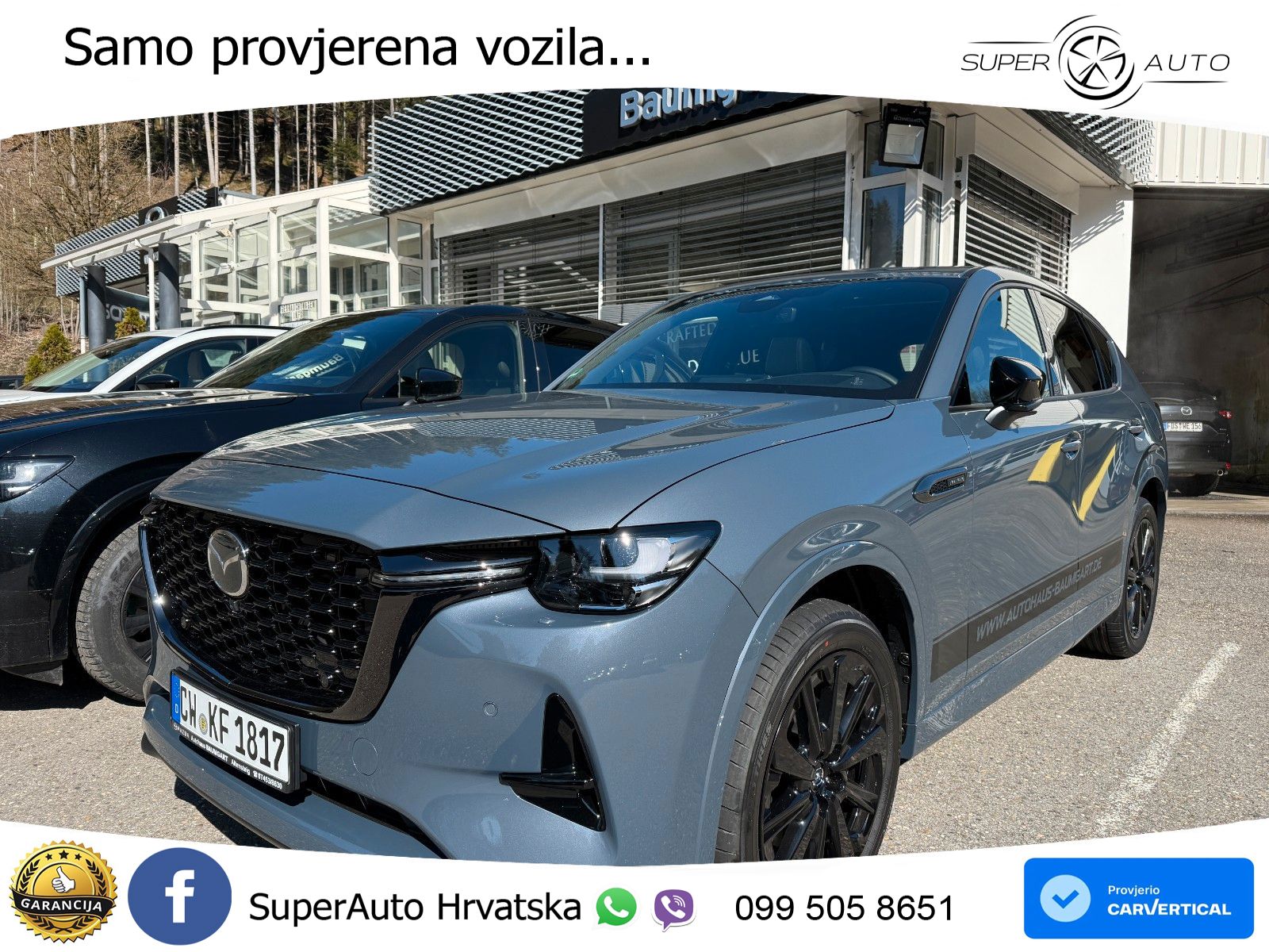 Mazda CX-60 3.3 e-Skyactiv D (254 KS) AWD Automatic LED+GR SJED+ACC