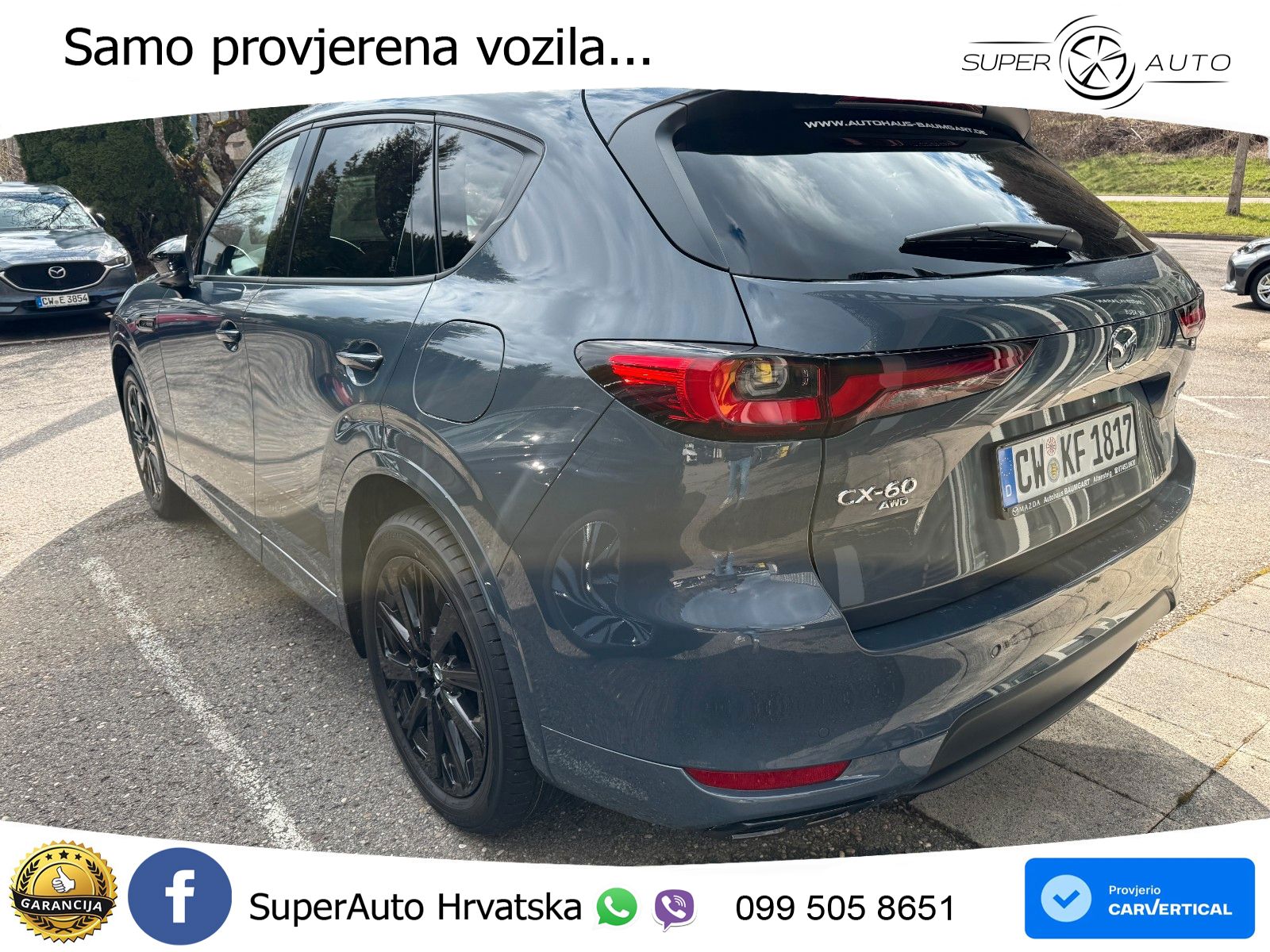 Mazda CX-60 3.3 e-Skyactiv D (254 KS) AWD Automatic LED+GR SJED+ACC