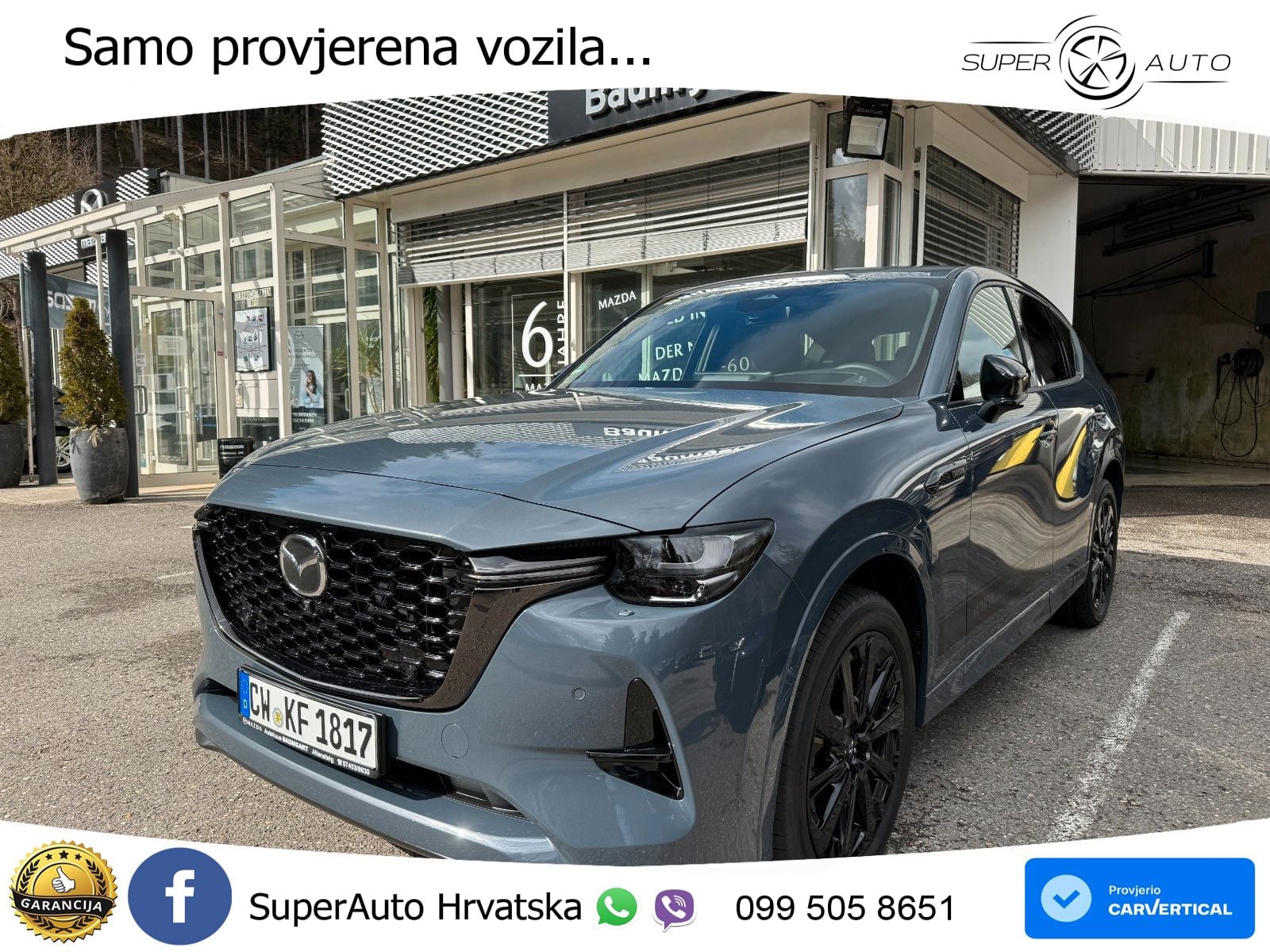 Mazda CX-60 3.3 e-Skyactiv D (254 KS) AWD Automatic LED+GR SJED+ACC